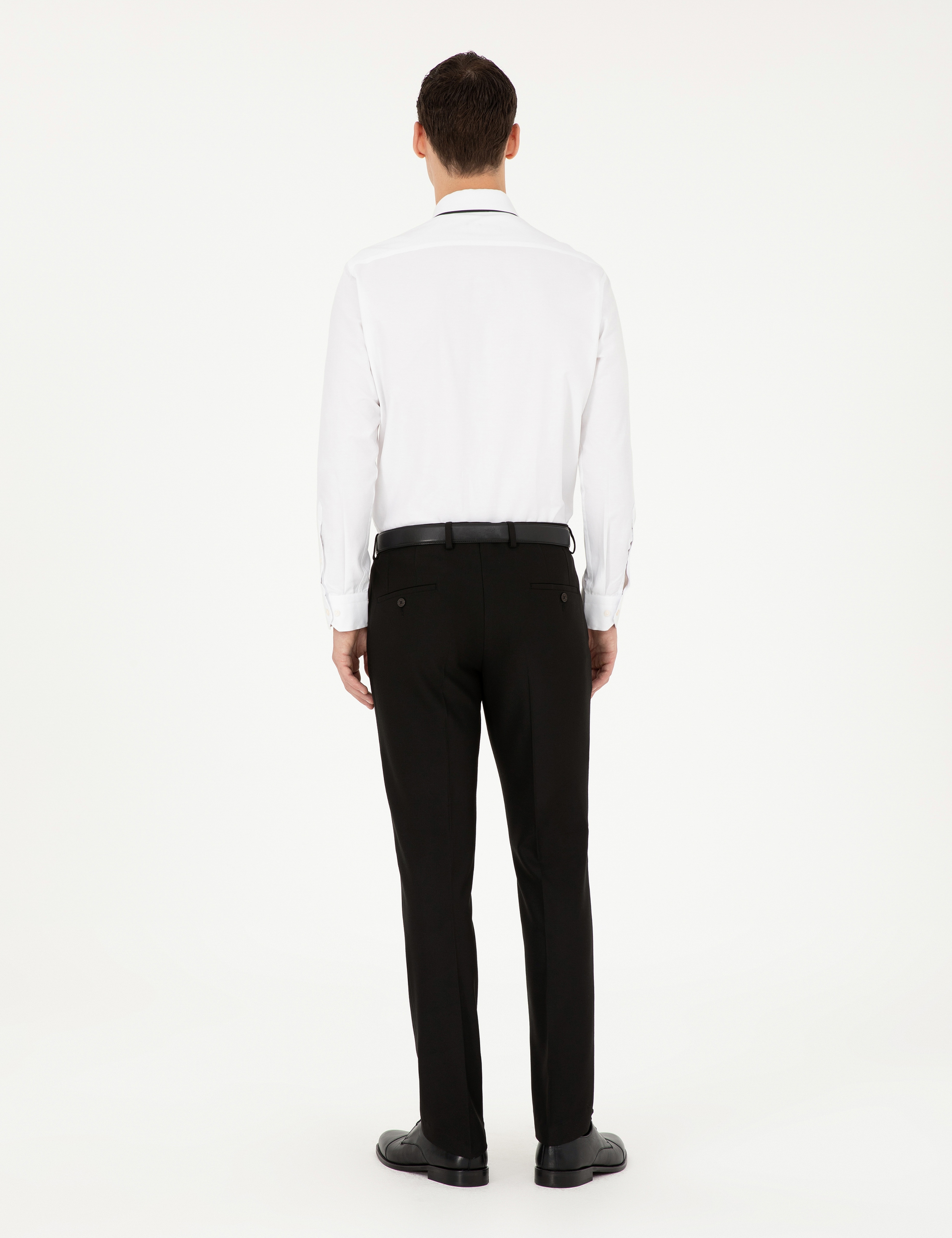 Siyah Slim Fit Kumaş Pantolon