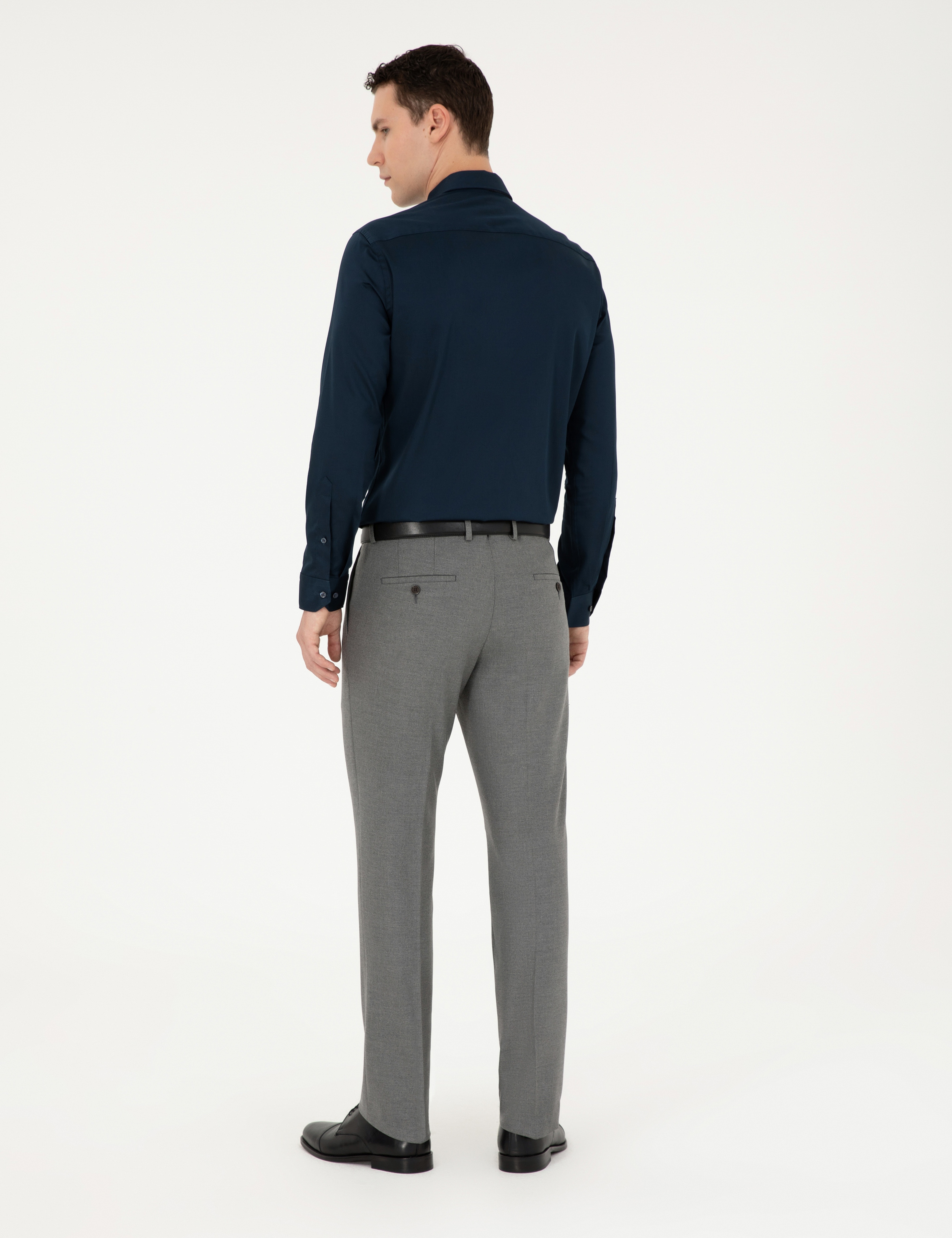 Füme Slim Fit Kumaş Pantolon