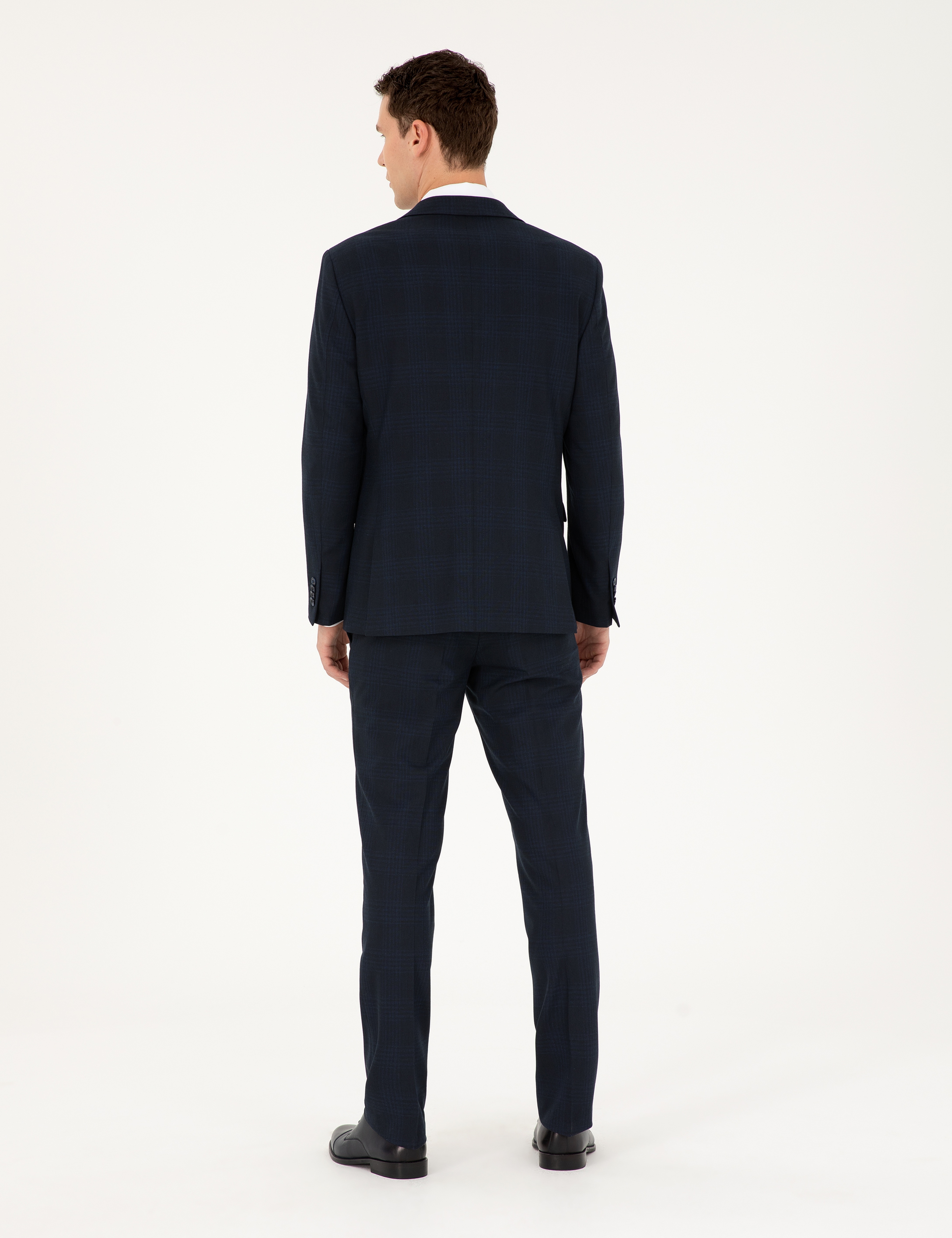 Lacivert Slim Fit Takım Elbise - Image 5