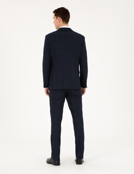 Lacivert Slim Fit Takım Elbise - 50295226005