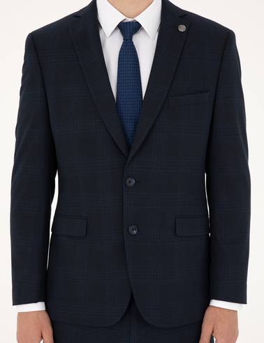 Lacivert Slim Fit Takım Elbise
