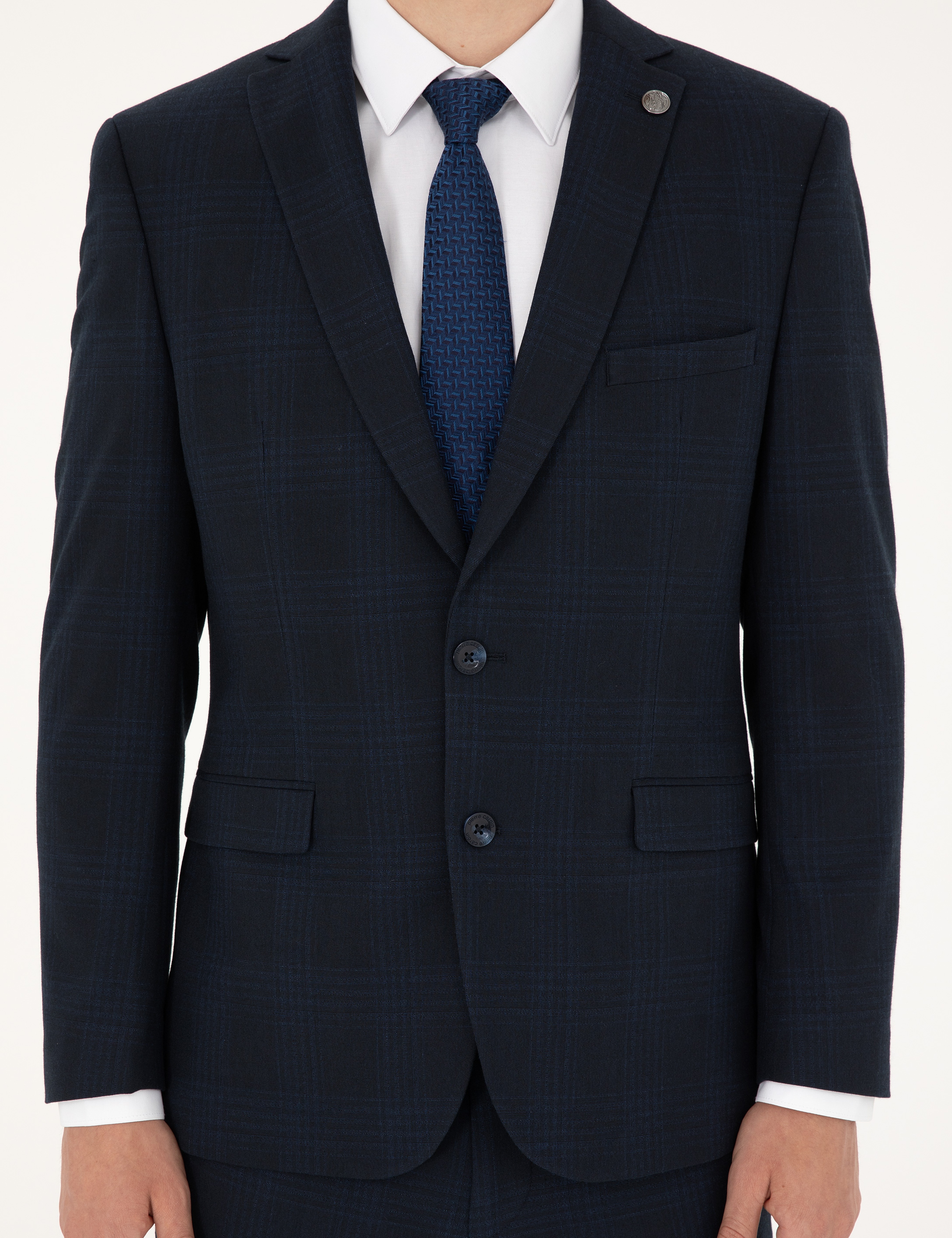 Lacivert Slim Fit Takım Elbise