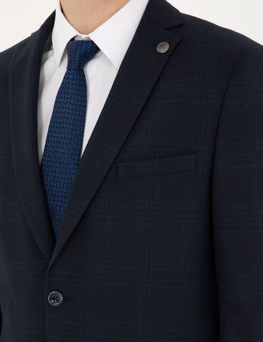 Lacivert Slim Fit Takım Elbise
