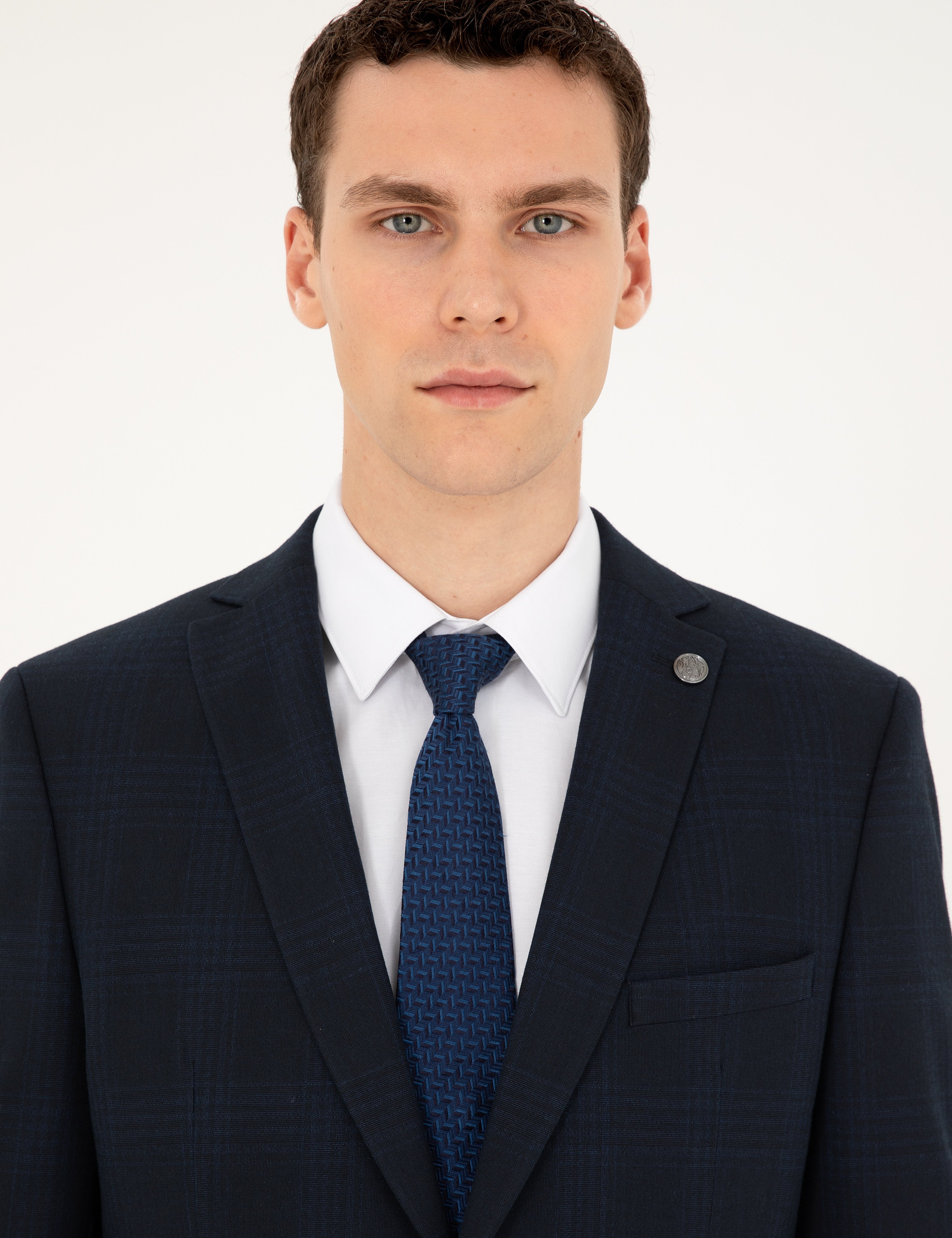 Lacivert Slim Fit Takım Elbise - Image 2