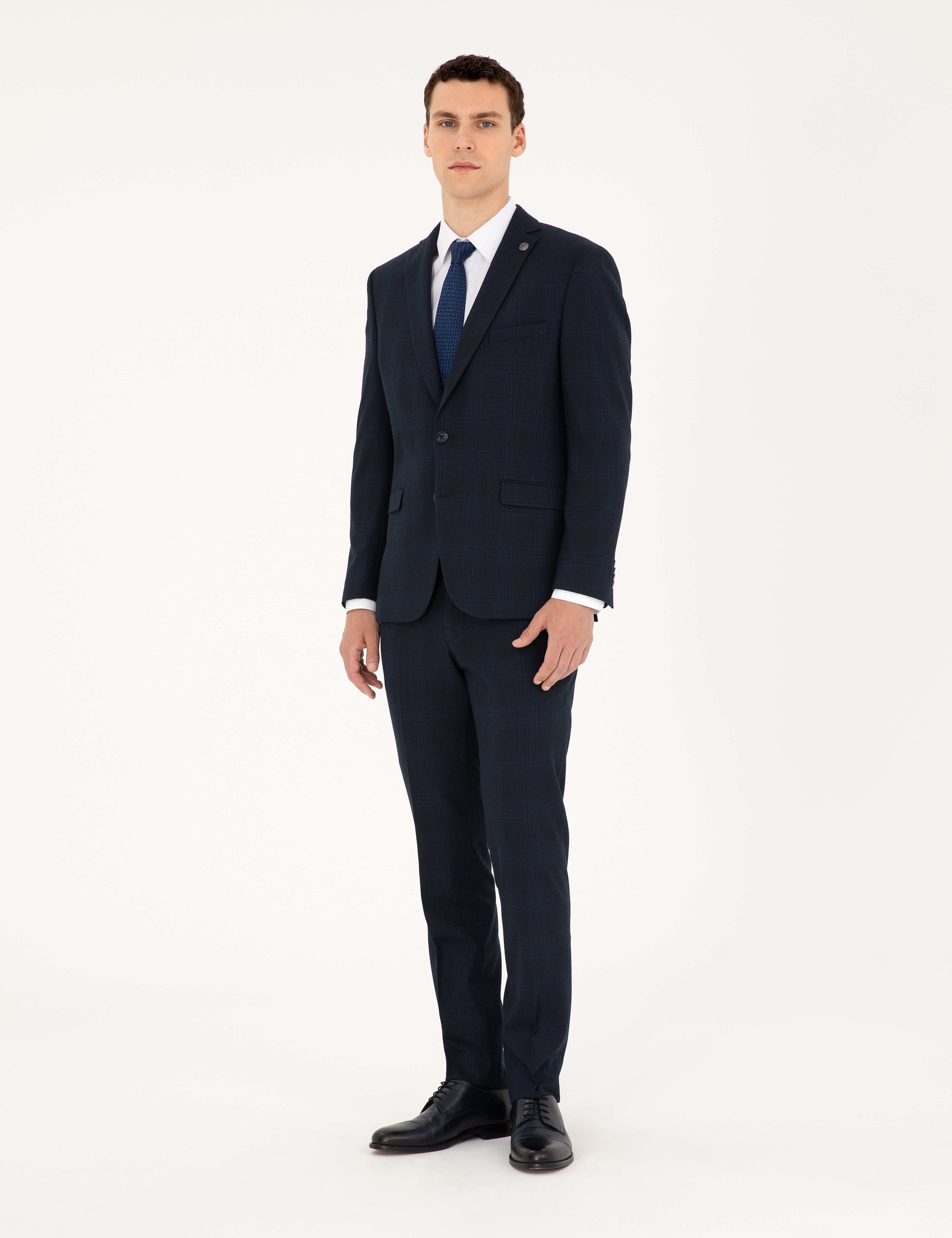 Lacivert Slim Fit Takım Elbise