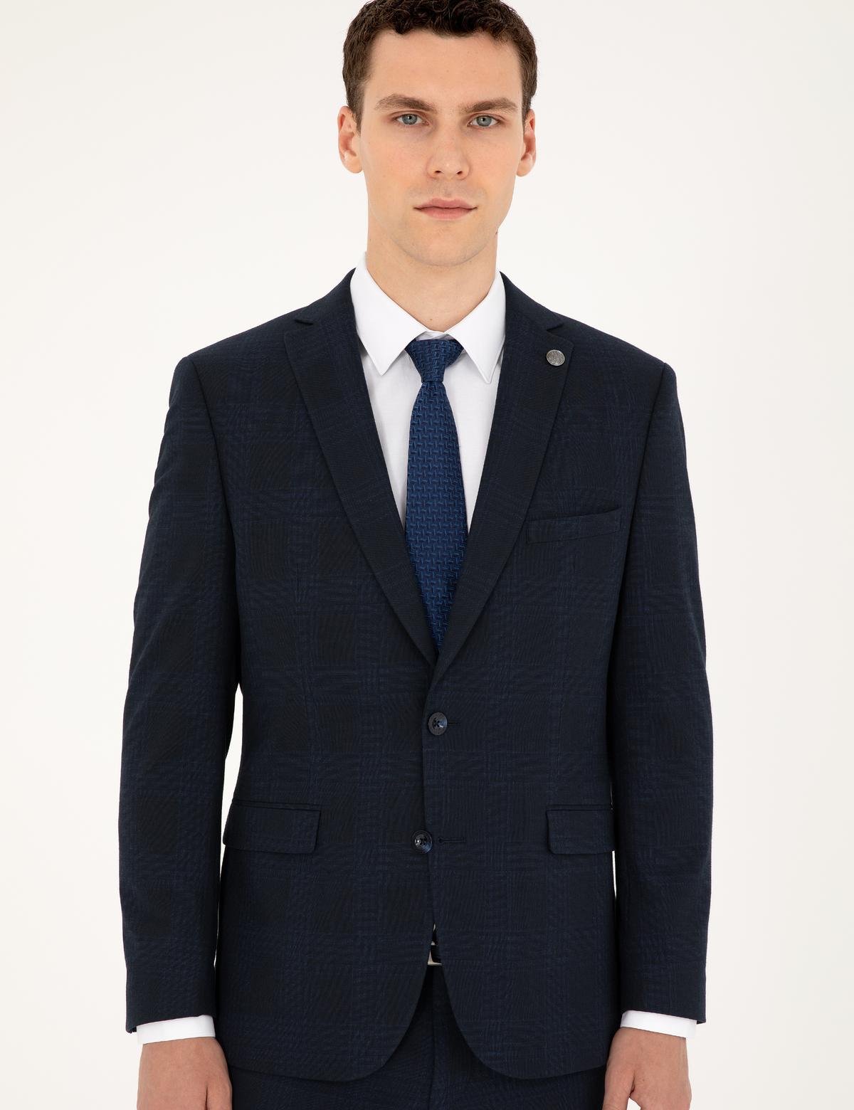 Lacivert Slim Fit Takım Elbise - 50295226005