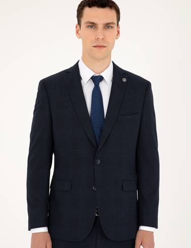 Lacivert Slim Fit Takım Elbise