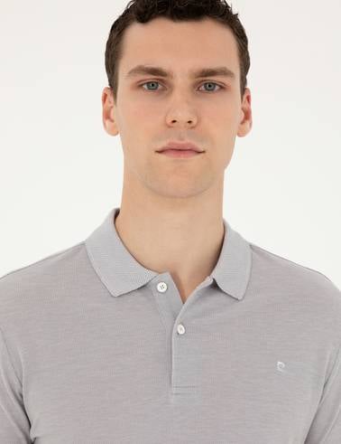 Açık Gri Melanj Slim Fit Tişört
