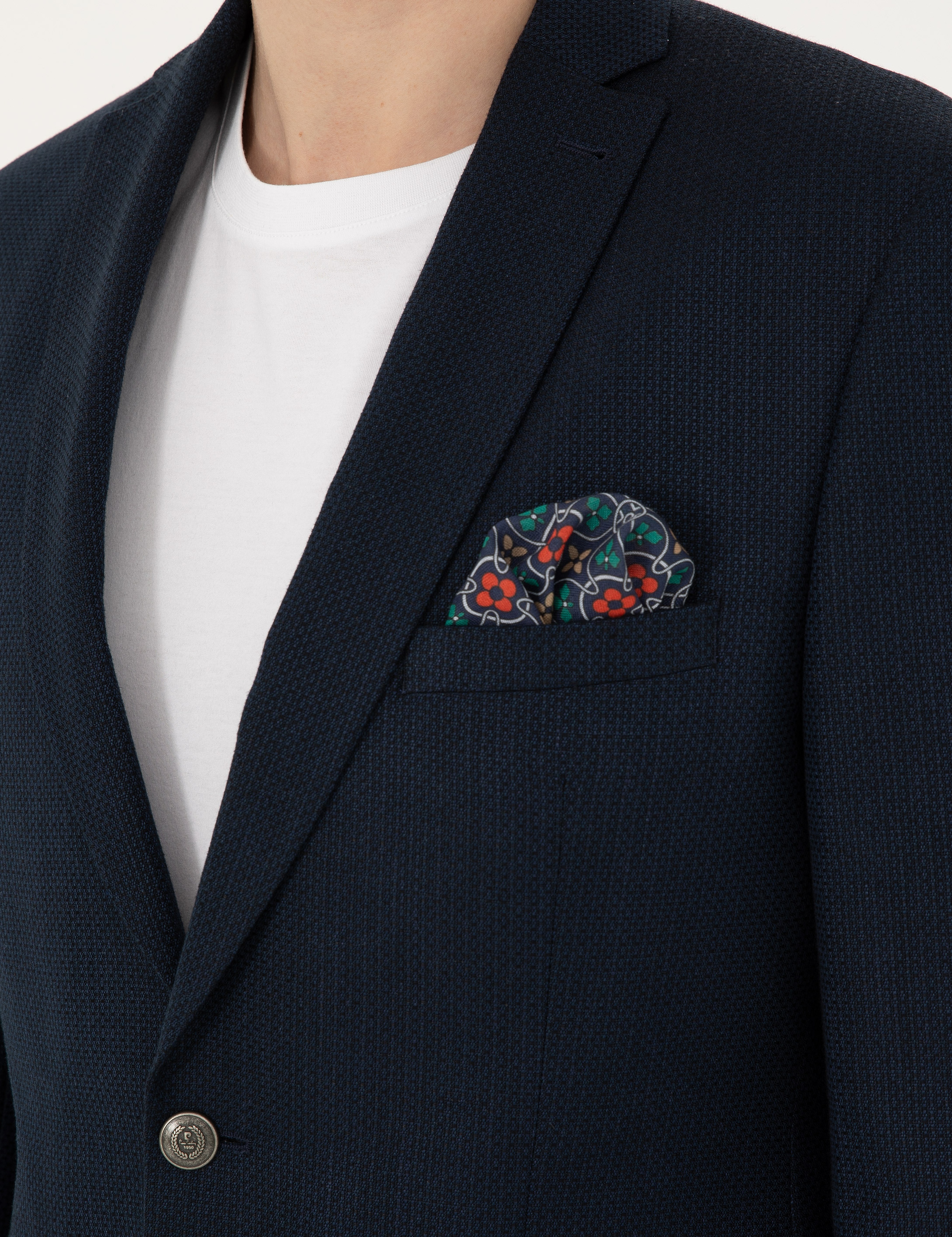 Lacivert Slim Fit Ceket - Image 7