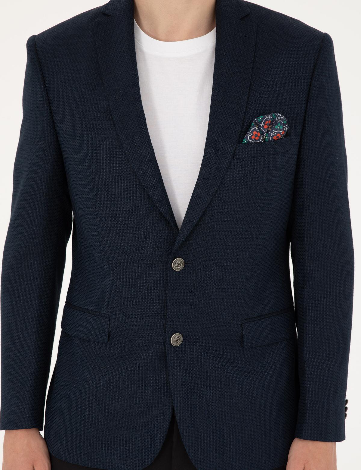 Lacivert Slim Fit Ceket - 50200003107