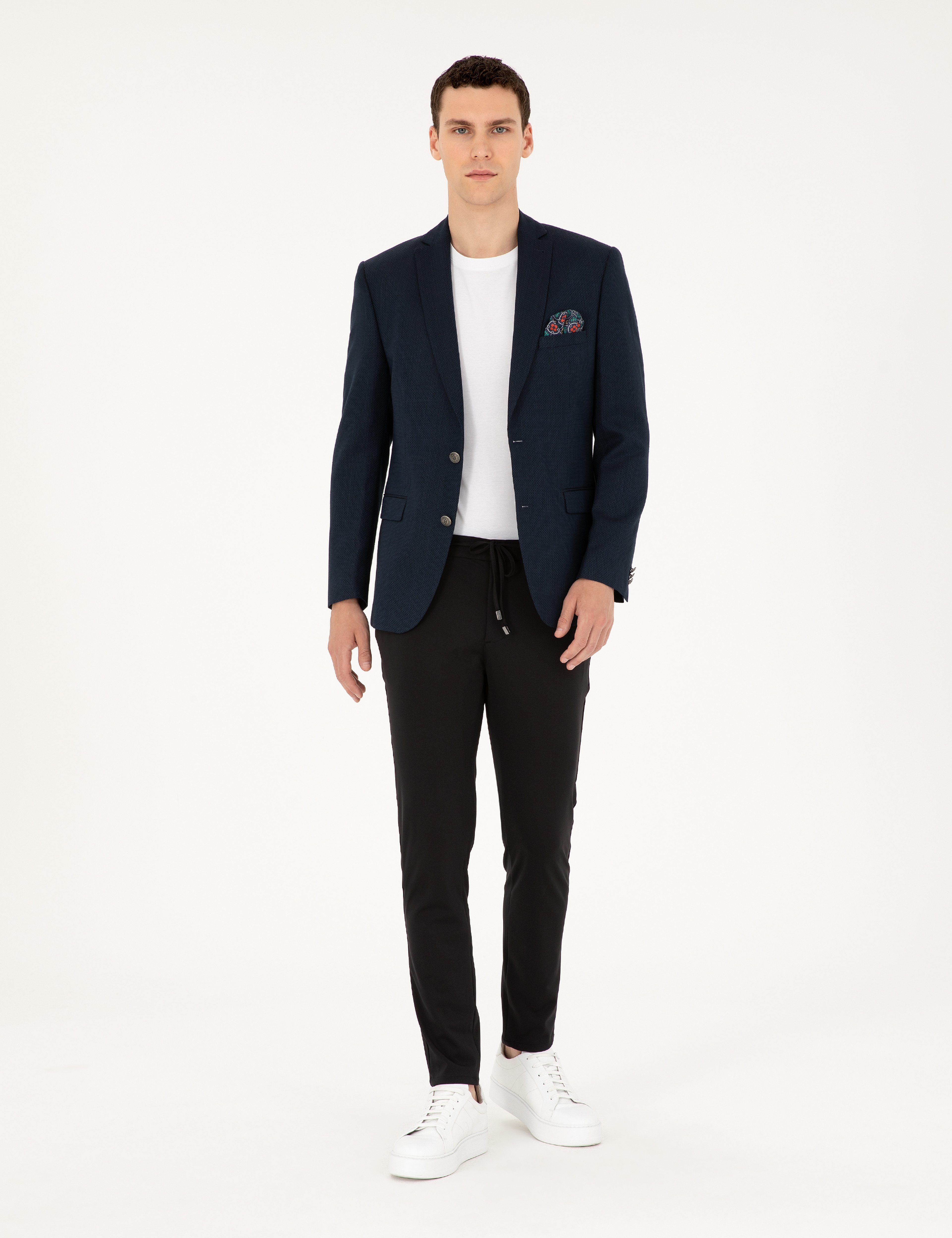 Lacivert Slim Fit Ceket