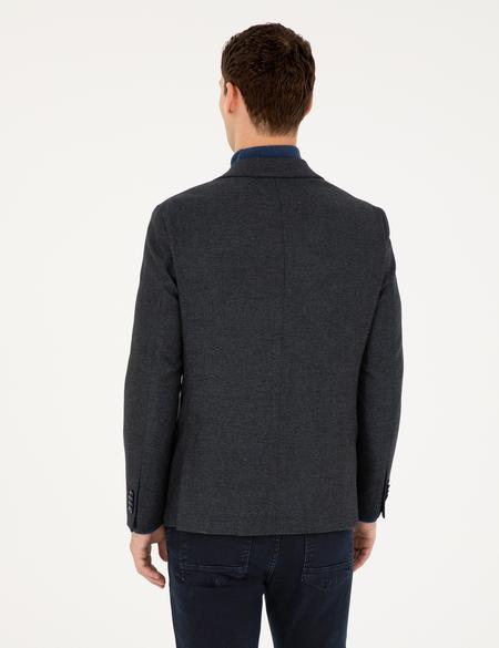 Lacivert Ex. Slim Fit Ceket - 50256394044