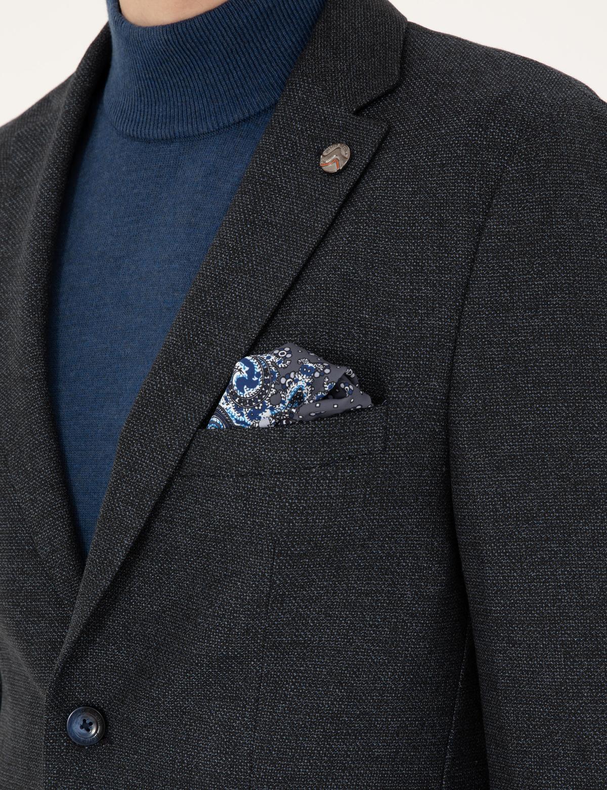 Lacivert Ex. Slim Fit Ceket - 50256394044