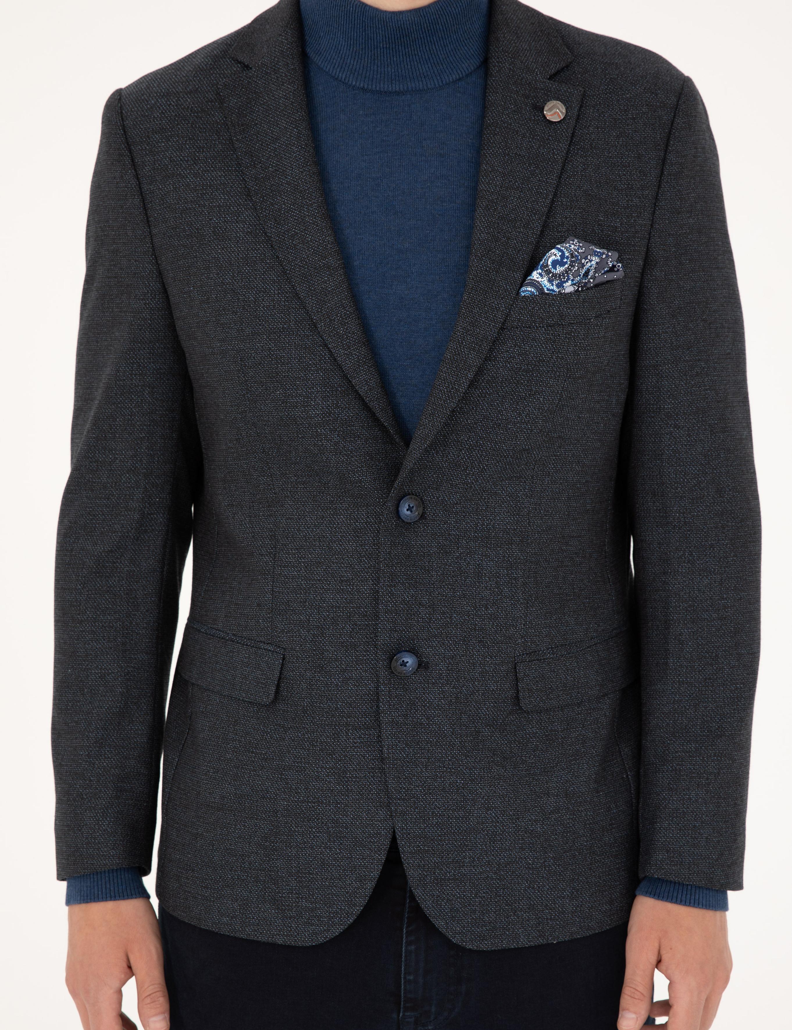 Lacivert Ex. Slim Fit Ceket