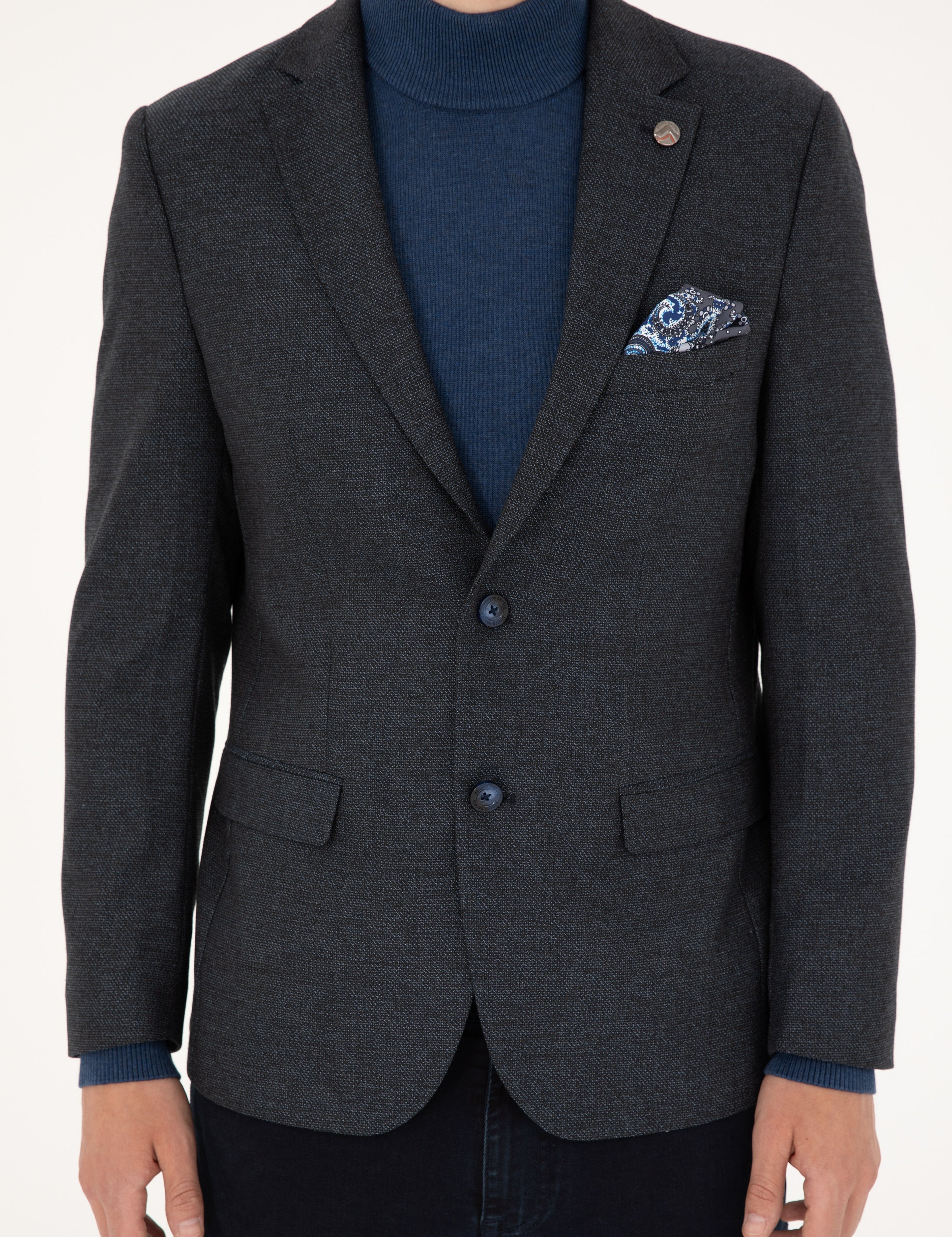 Lacivert Ex. Slim Fit Ceket