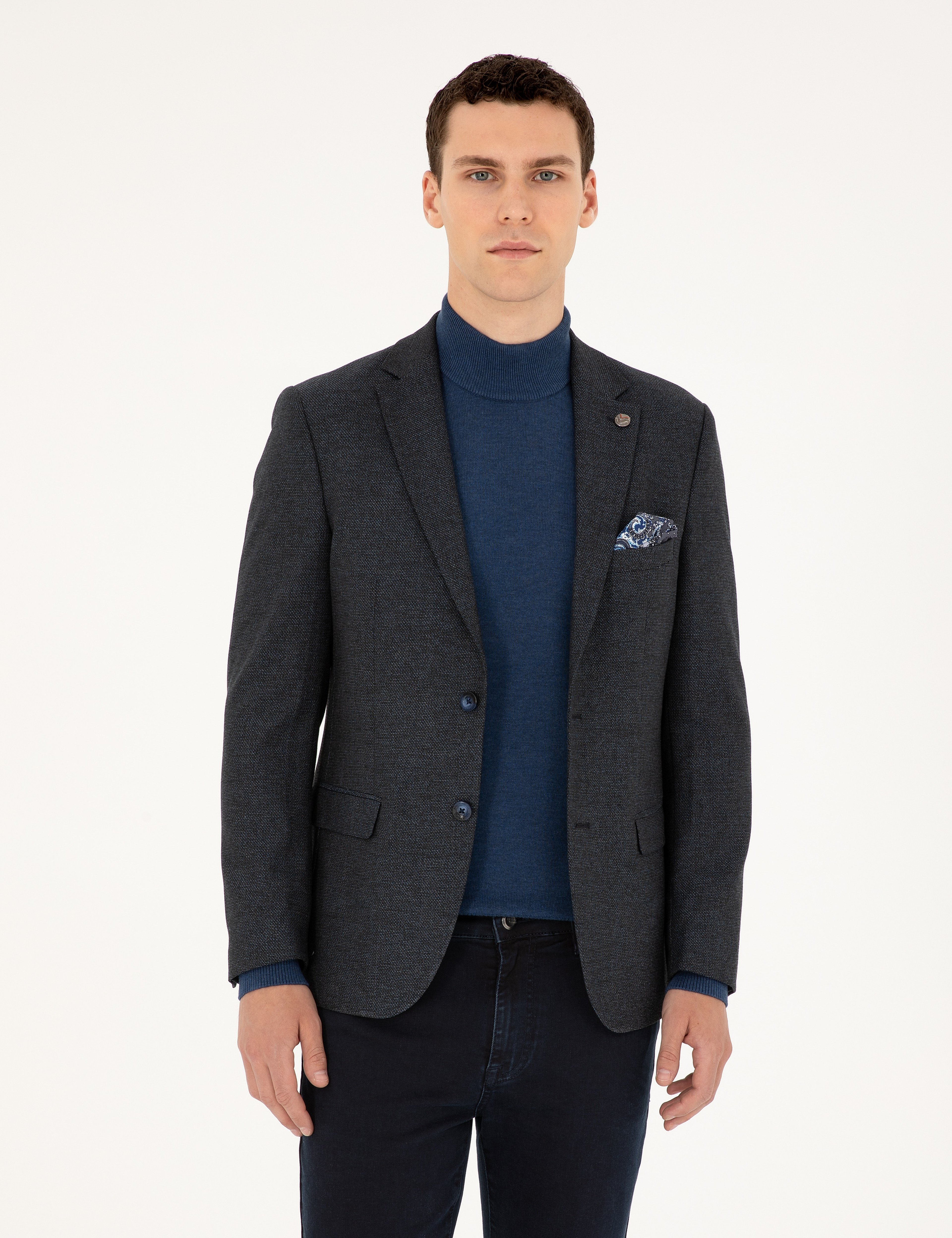 Lacivert Ex. Slim Fit Ceket