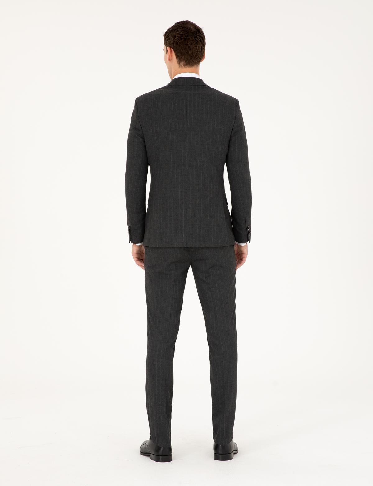 Füme Süper Slim Takım Elbise - 50261784002