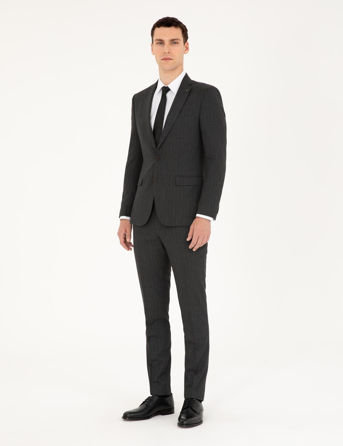 Füme Süper Slim Takım Elbise - 50261784002