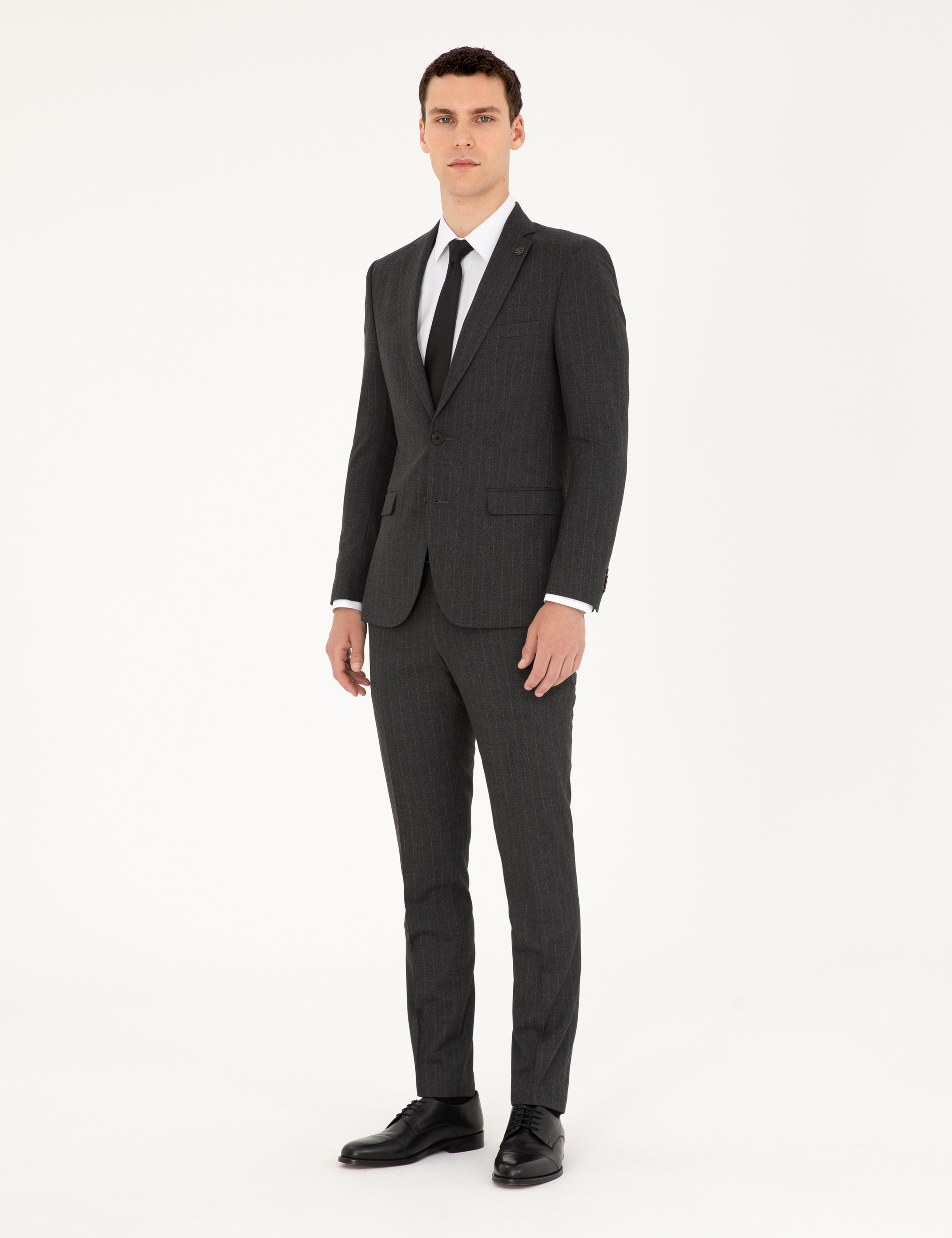 Füme Süper Slim Takım Elbise - Image 4