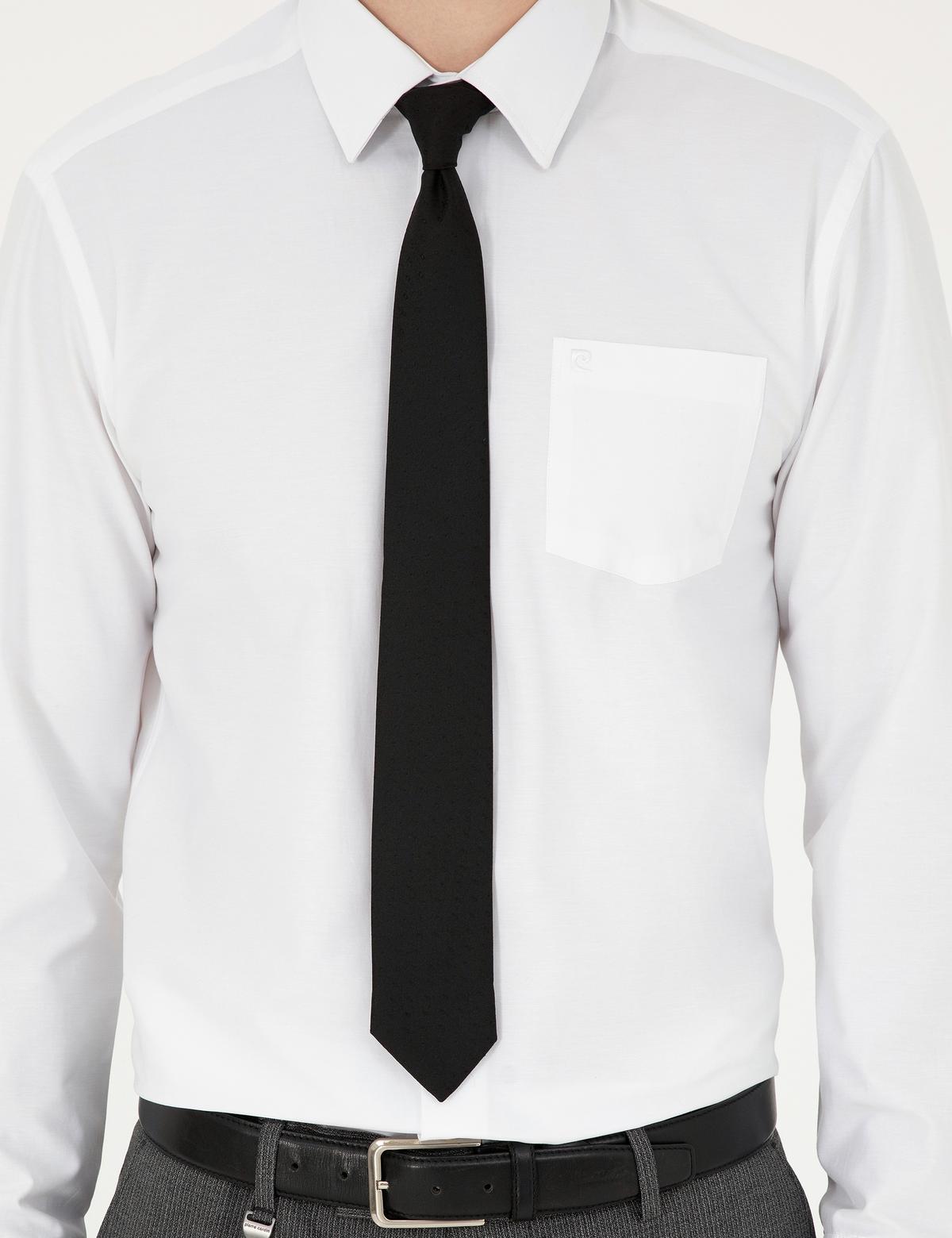 Beyaz Regular Fit Uzun Kollu Basic Gömlek - 50285596007