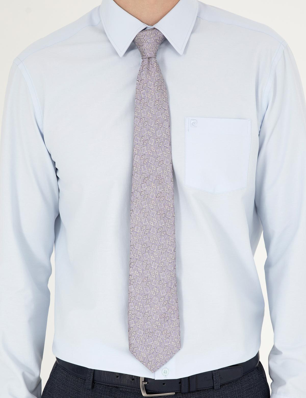 Açık Mavi Regular Fit Uzun Kollu Basic Gömlek - 50285596016