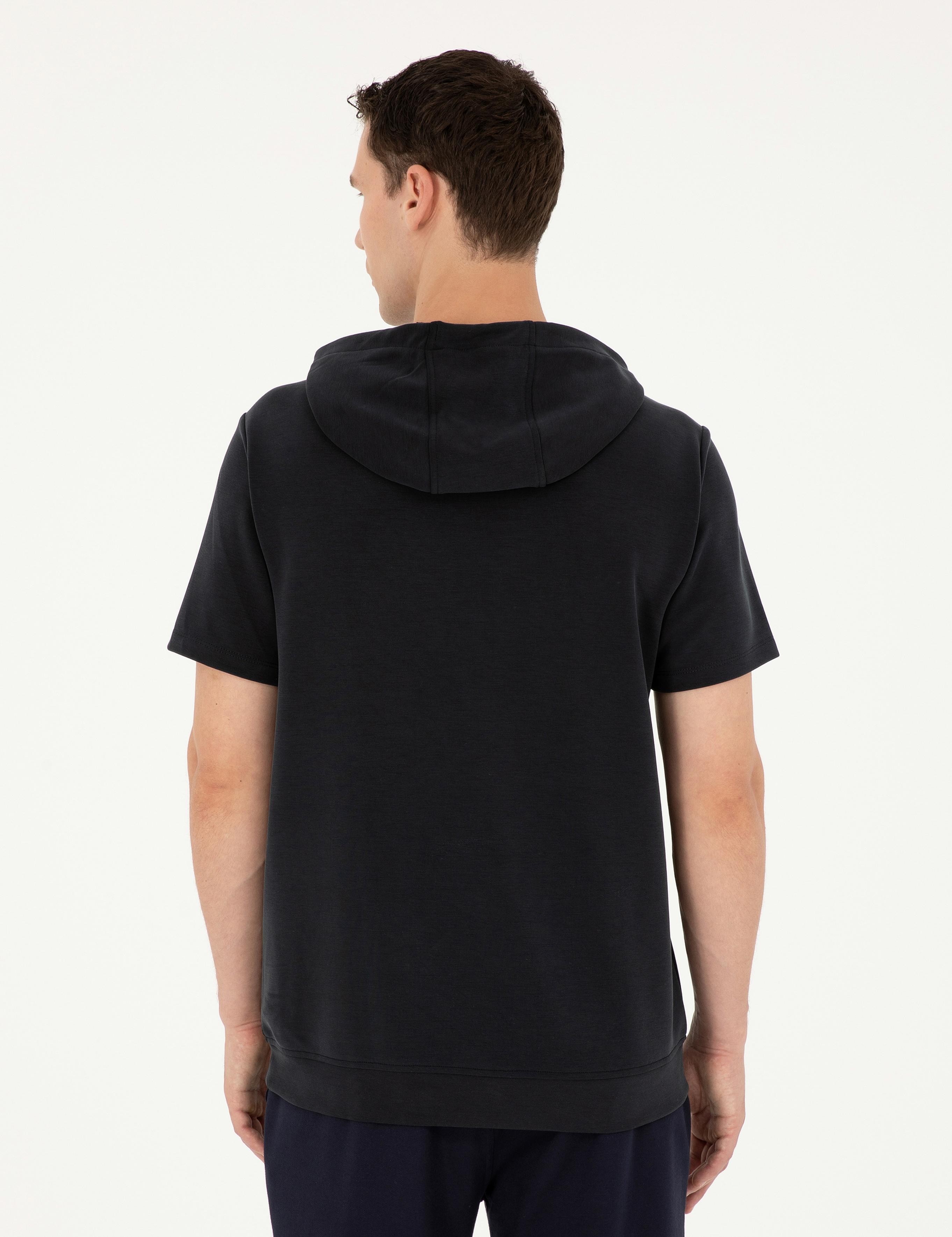 Siyah Regular Fit Sweatshirt