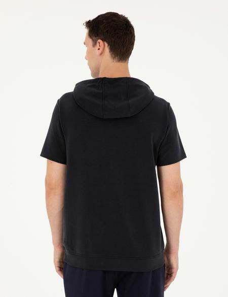 Siyah Regular Fit Sweatshirt - 50285404013