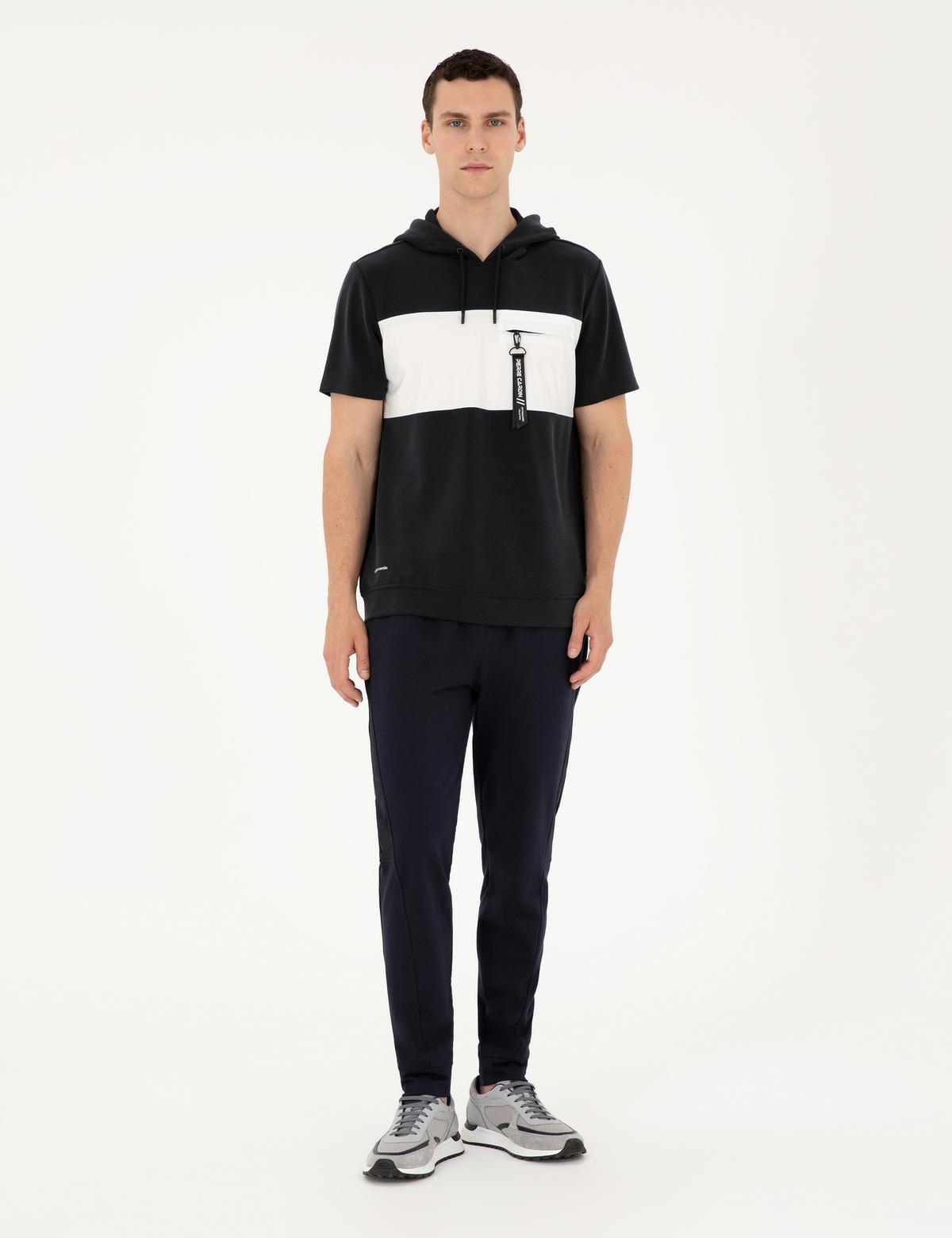 Siyah Regular Fit Sweatshirt - 50285404013