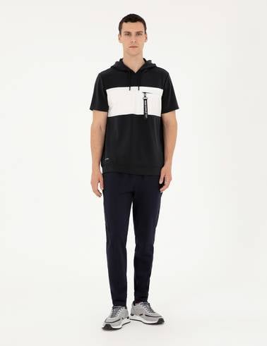 Siyah Regular Fit Sweatshirt