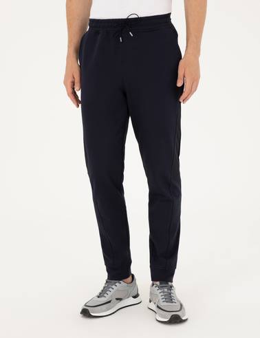 Lacivert Slim Fit Eşofman Altı
