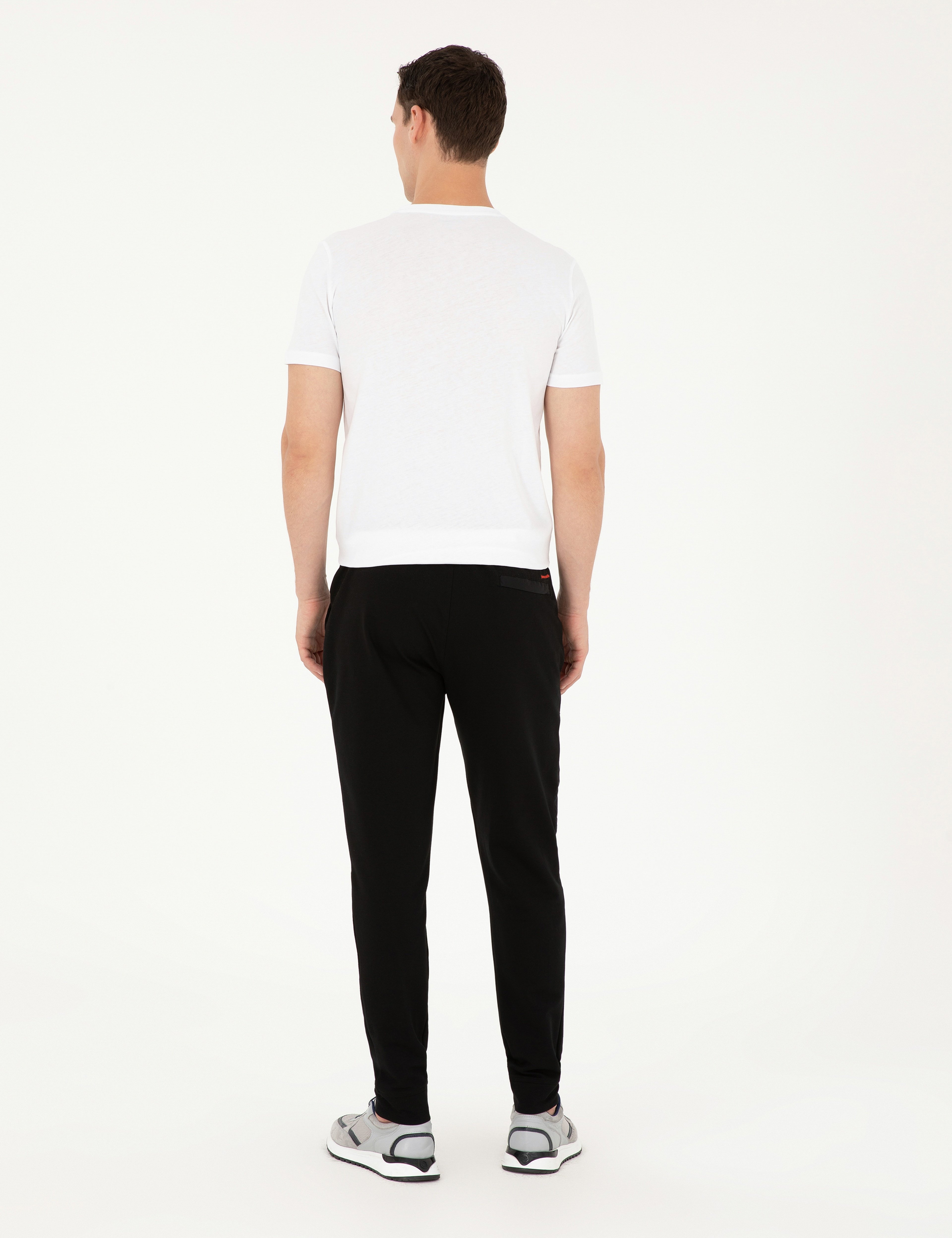 Siyah Slim Fit Eşofman Altı