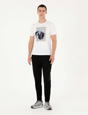 Siyah Slim Fit Eşofman Altı