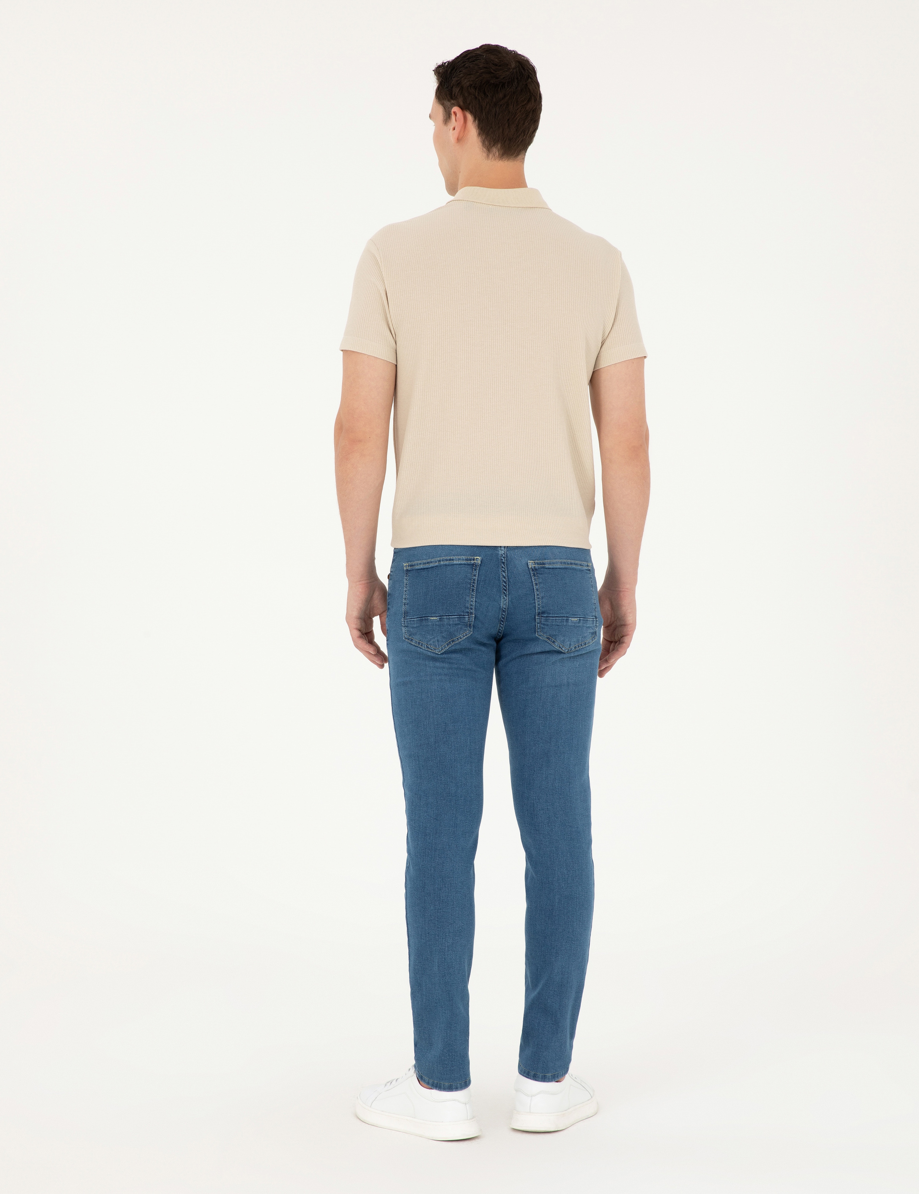 İndigo Slim Fit Jean Pantolon - Image 4