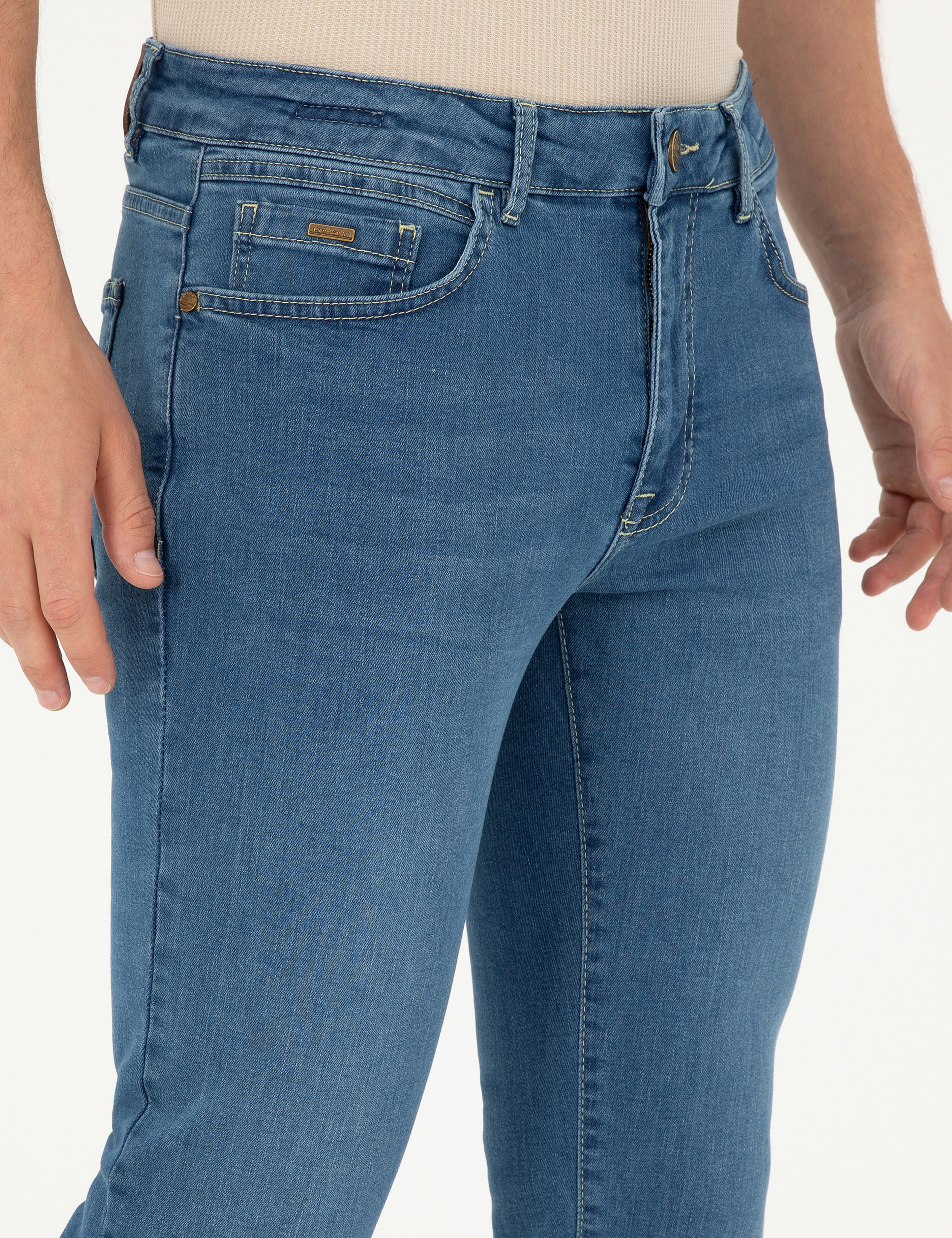 İndigo Slim Fit Jean Pantolon - Image 5