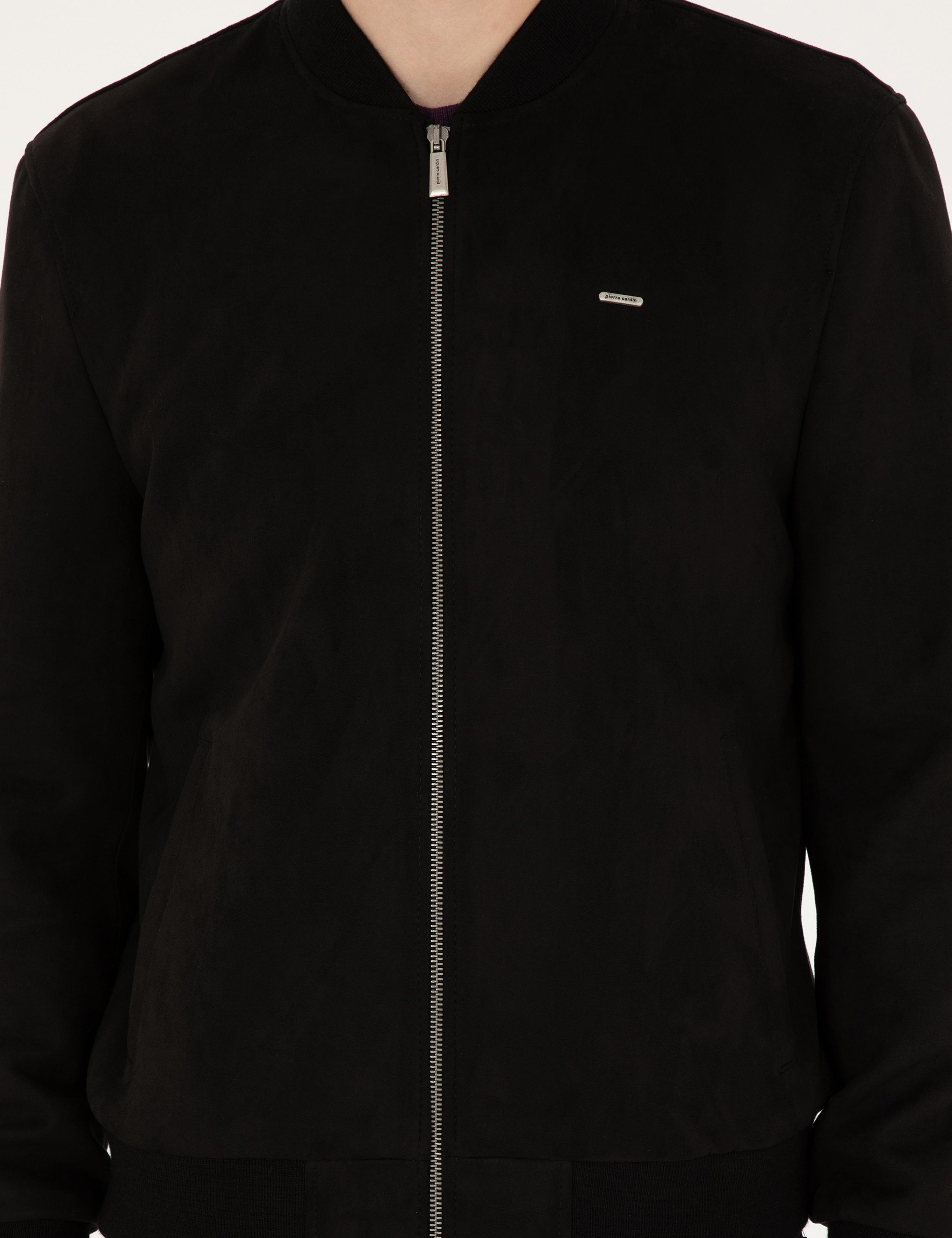 Siyah Suni Deri Ceket