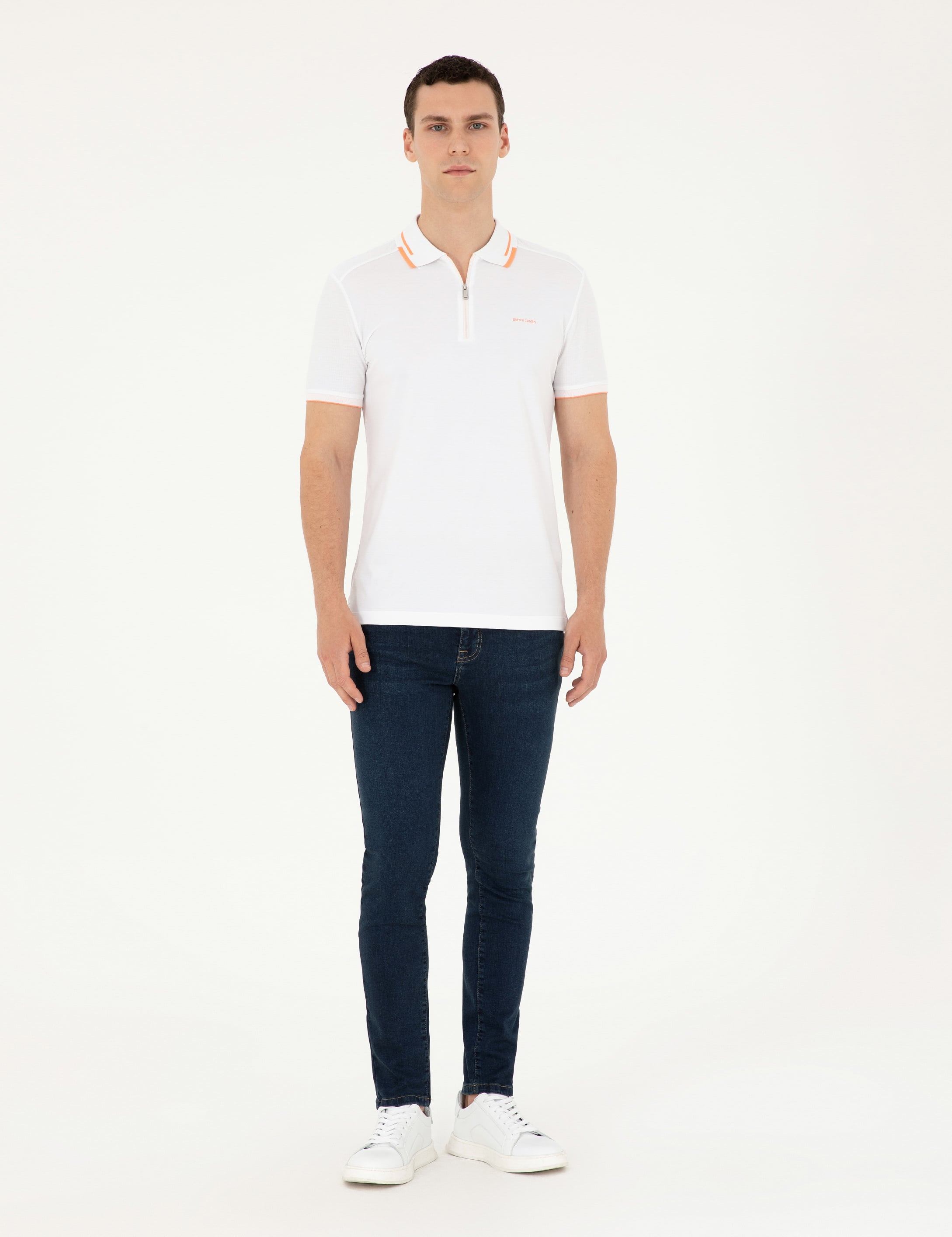 Lacivert Slim Fit Jean Pantolon