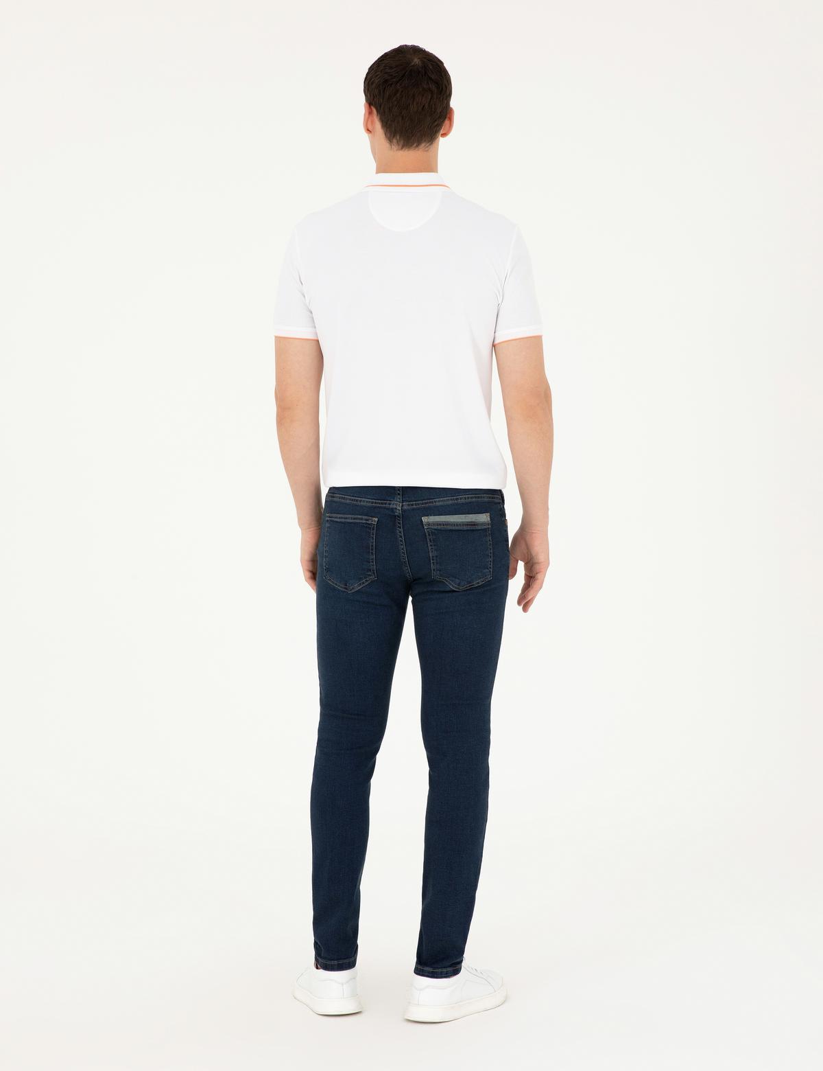 Lacivert Slim Fit Jean Pantolon - 50291535014