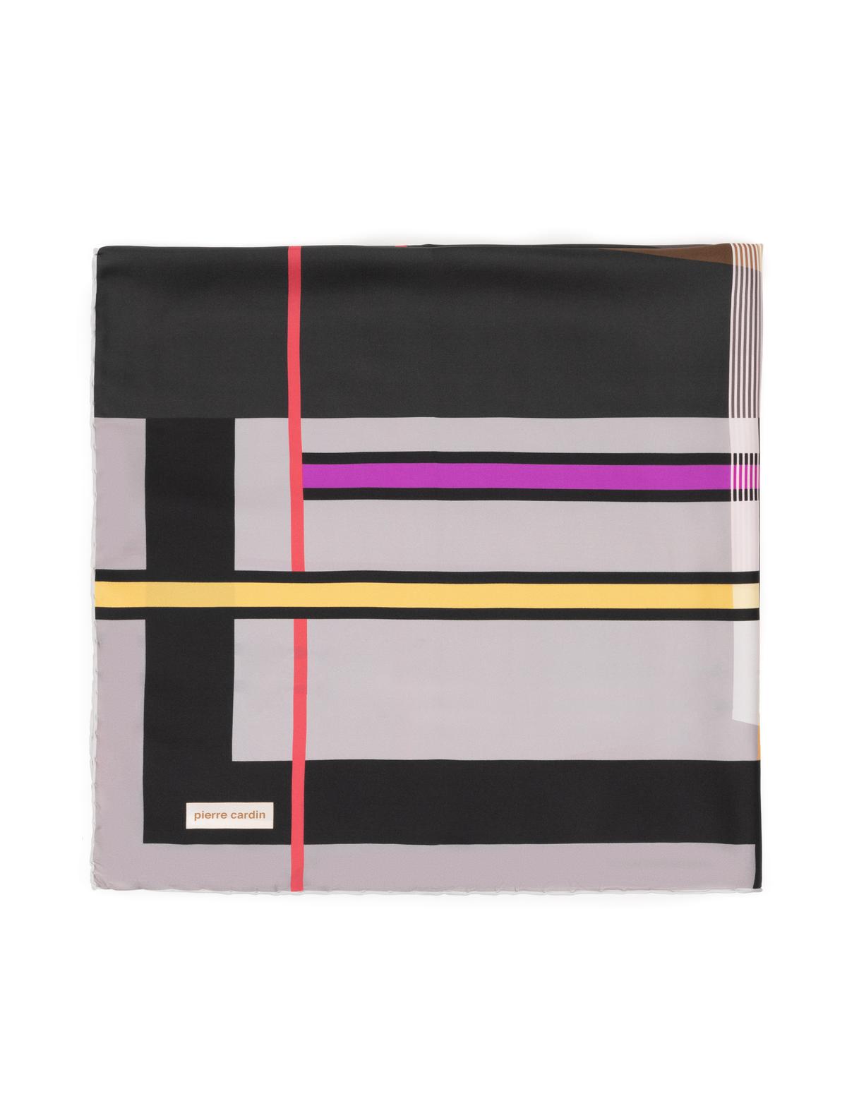 Gri İpek Tivil Eşarp - 50302694002