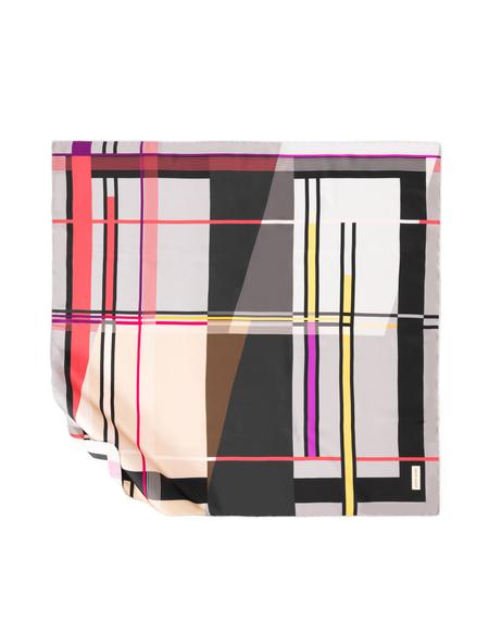 Gri İpek Tivil Eşarp - 50302694002