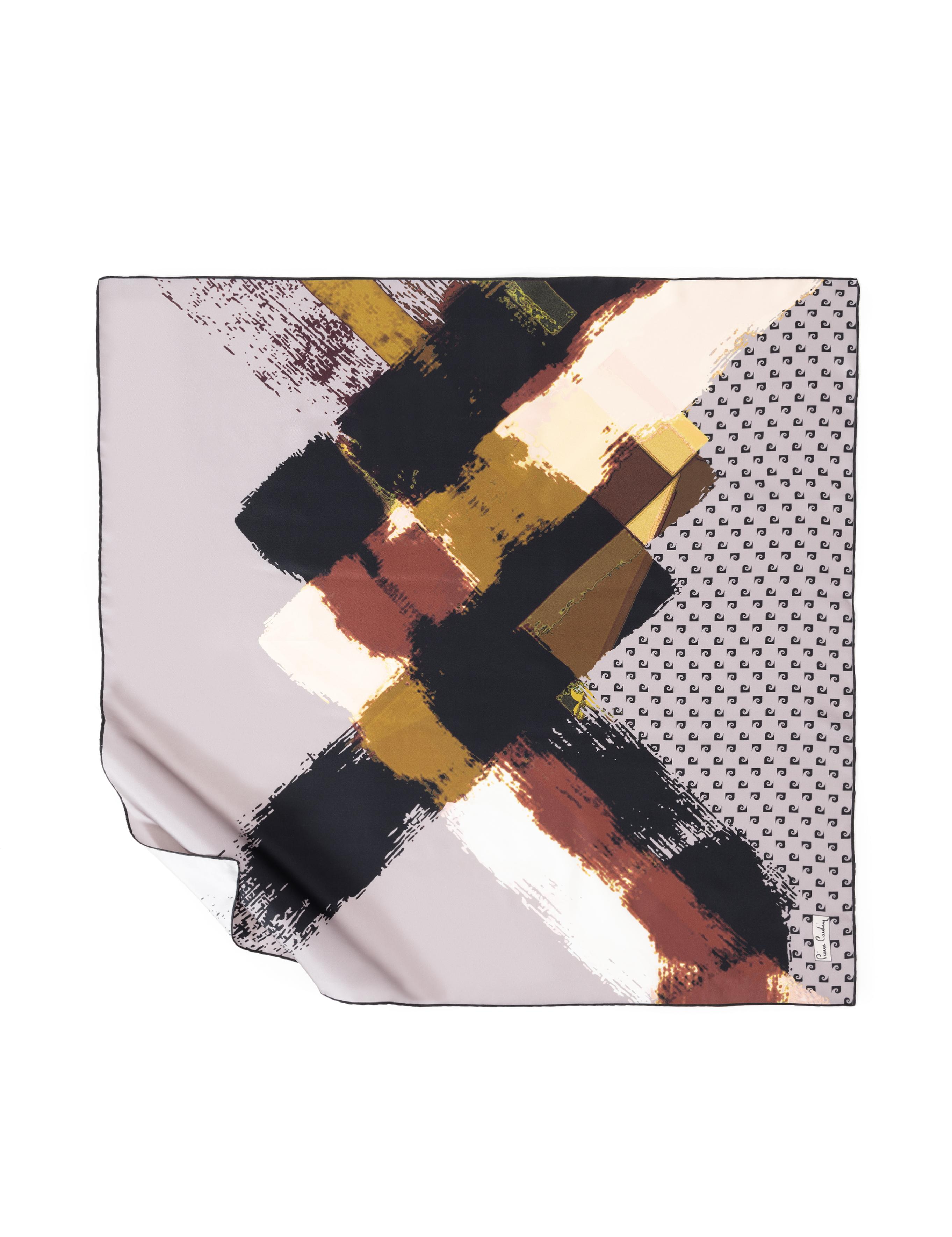 Bej İpek Tivil Eşarp