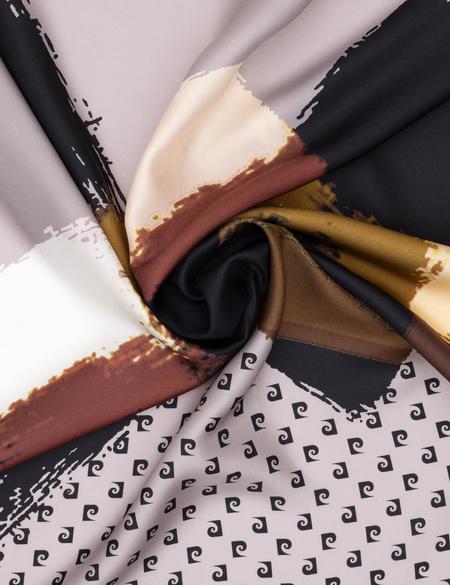 Bej İpek Tivil Eşarp - 50302700001