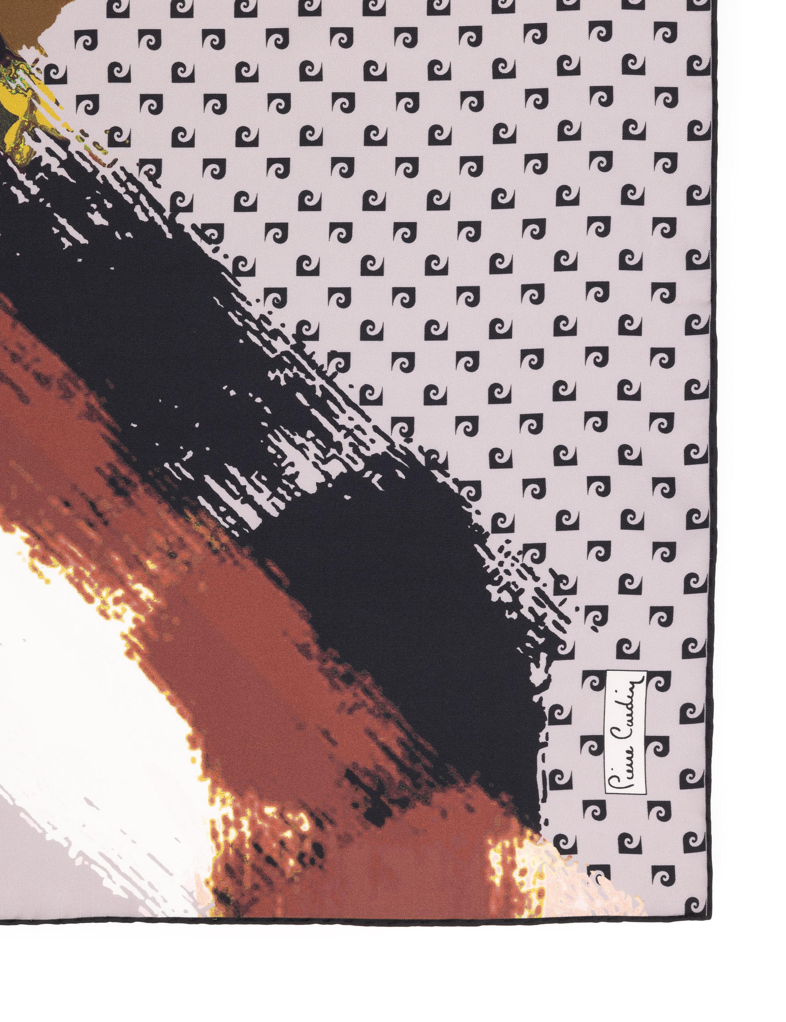 Bej İpek Tivil Eşarp