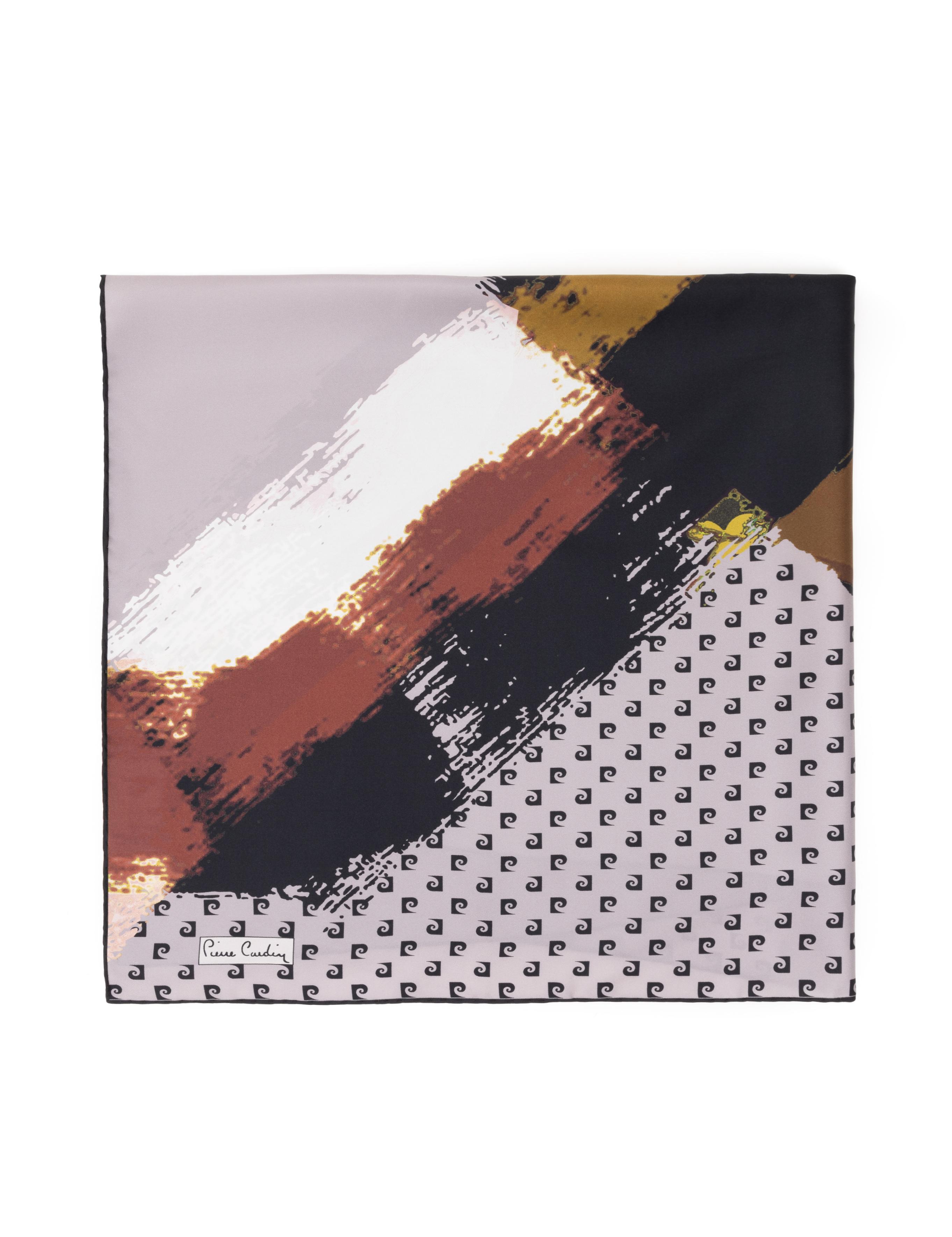 Bej İpek Tivil Eşarp