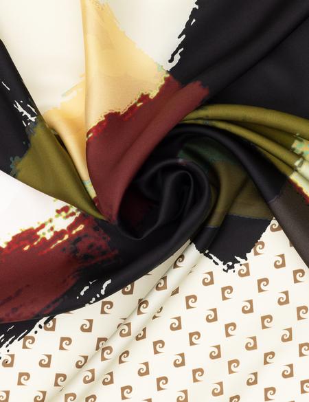 Krem İpek Tivil Eşarp - 50302700004