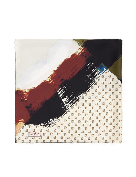 Krem İpek Tivil Eşarp - 50302700004