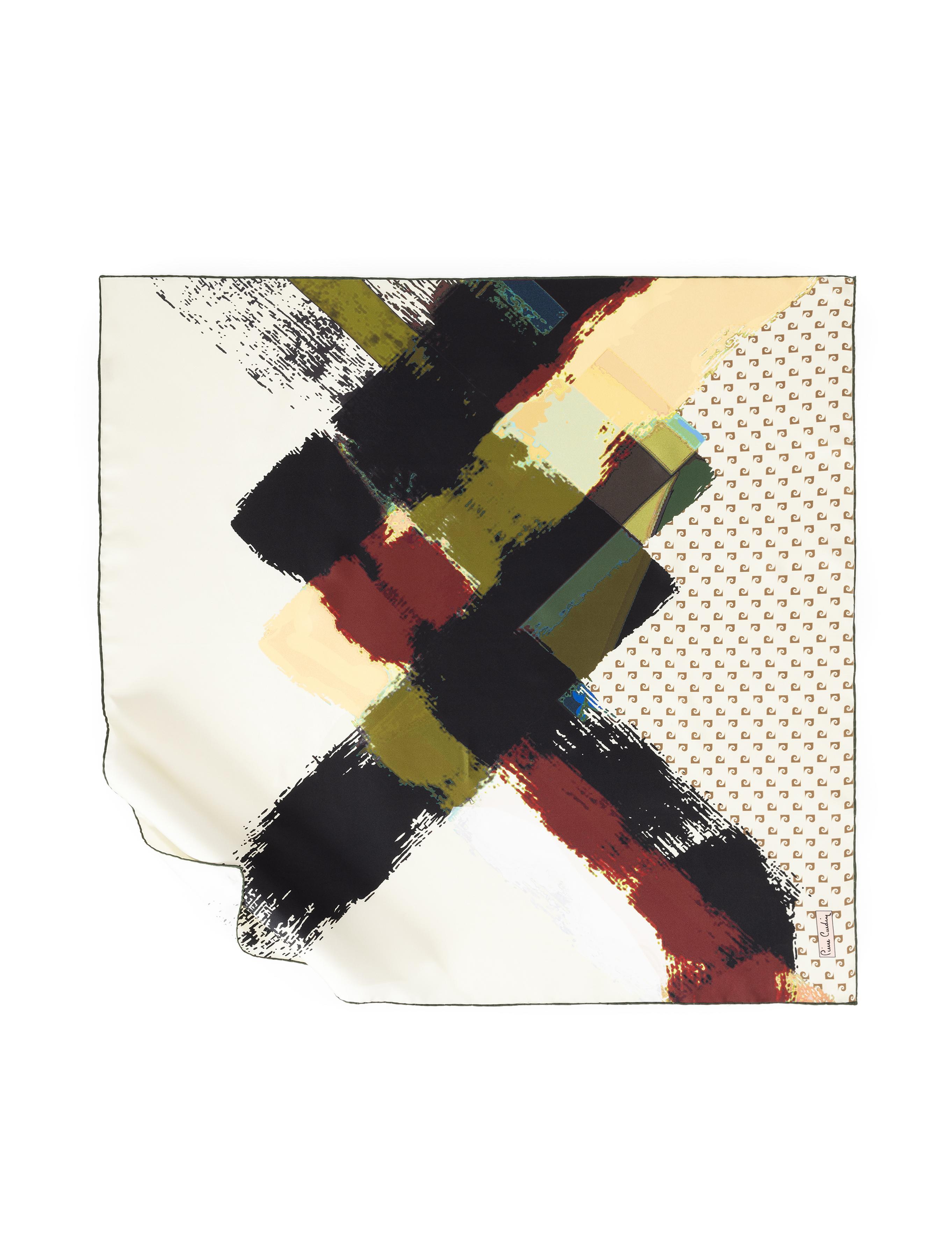 Krem İpek Tivil Eşarp