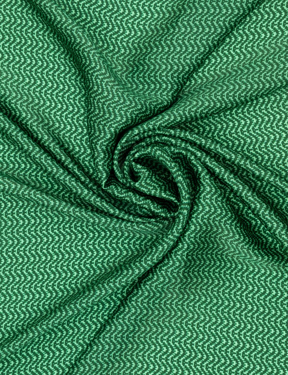 Yeşil Krep Saten Eşarp - 50303011005