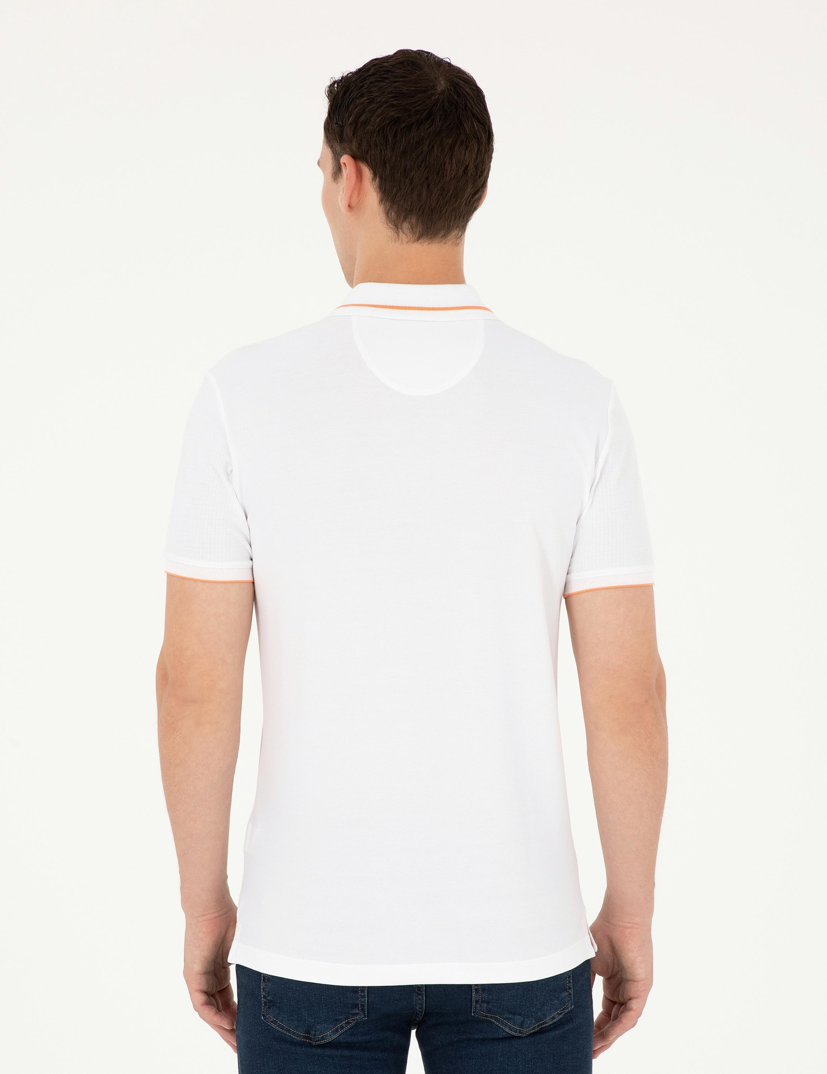 Beyaz Slim Fit Tişört