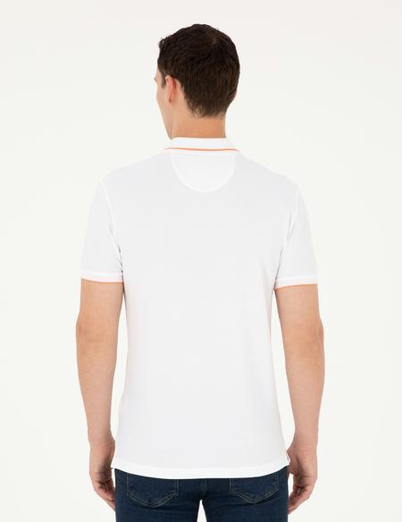 Beyaz Slim Fit Tişört - 50284317028