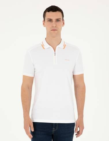 Beyaz Slim Fit Tişört